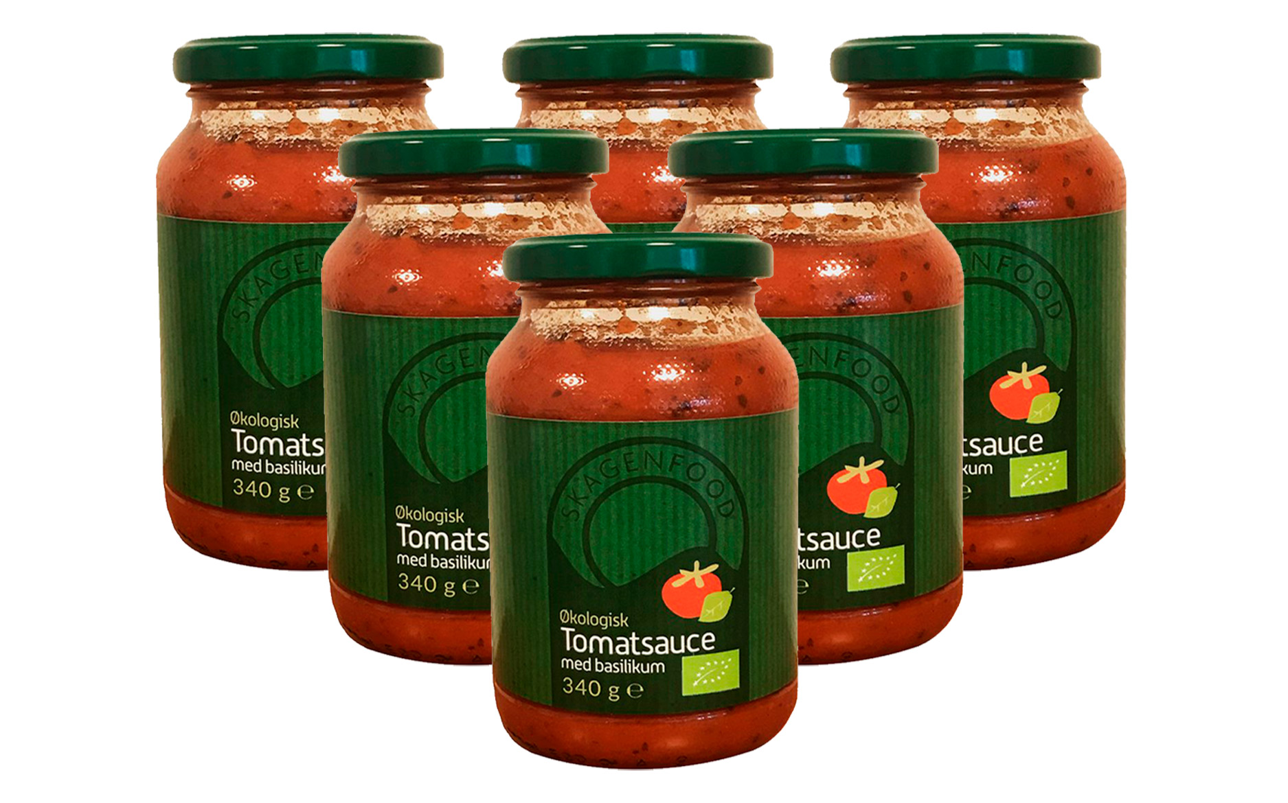 Skagenfood Tomatsauce, 6 stk., Skagenfood Tomatsauce, 6 stk.