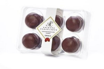 Mini flødeboller med mørk chokolade, 12 stk., Mini flødeboller med mørk chokolade, 12 stk.