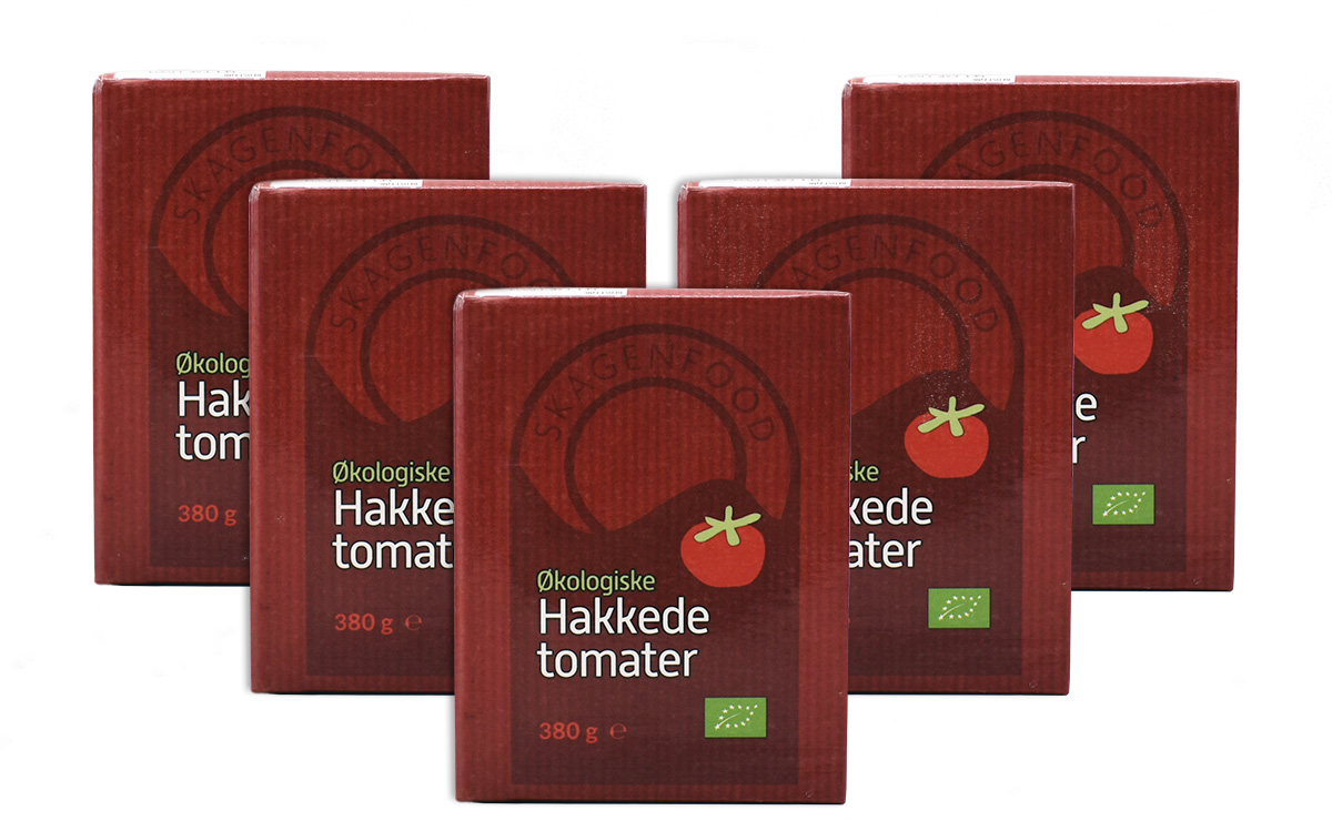 Skagenfood hakkede tomater, 12 stk., Skagenfood hakkede tomater, 12 stk.