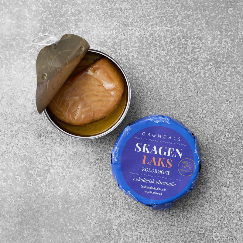 Koldrøget laks i øko olivenolie 2 ds., Koldrøget laks i øko olivenolie 2 ds.