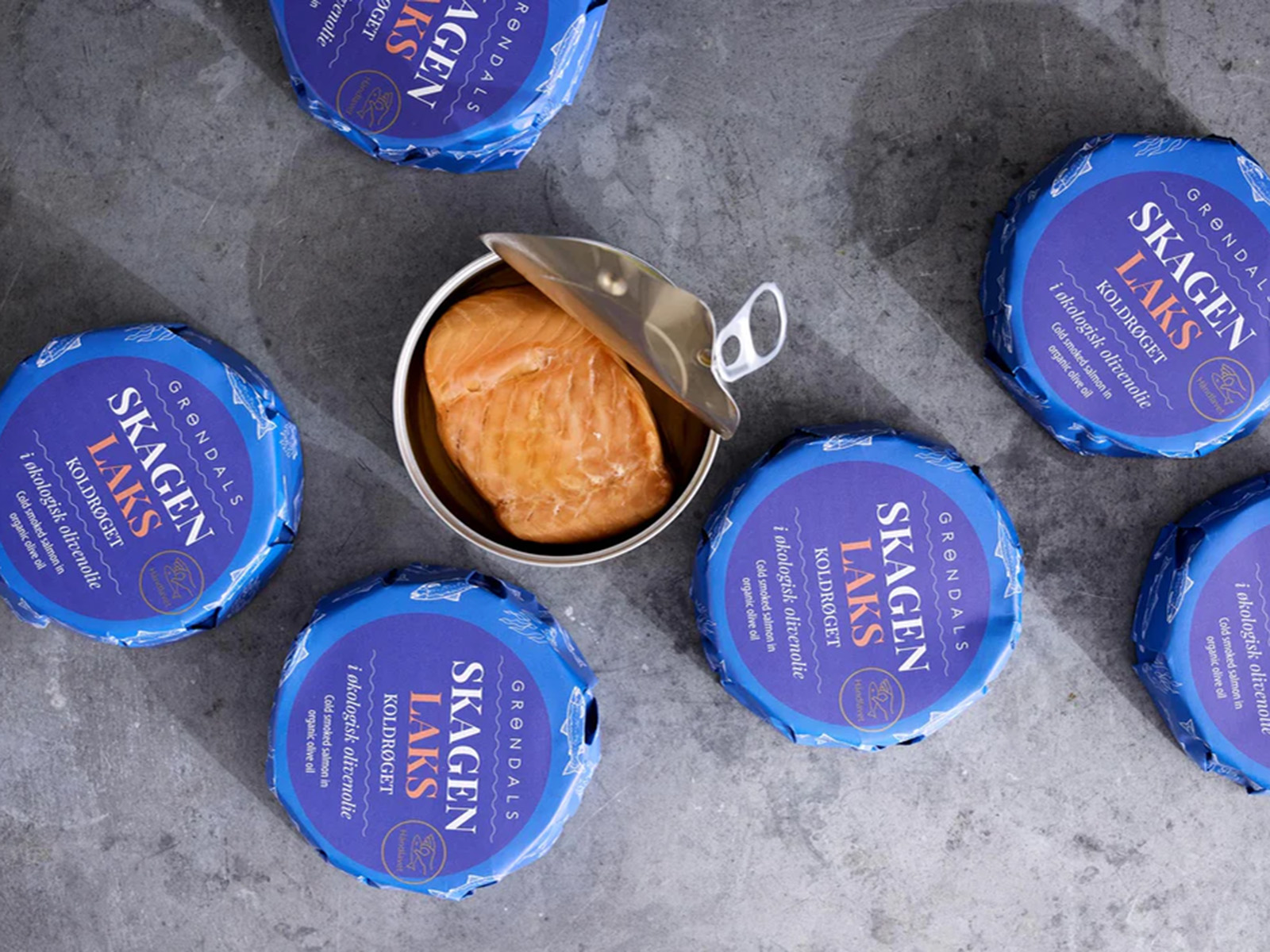 Koldrøget laks i øko olivenolie 2 ds., Koldrøget laks i øko olivenolie 2 ds.