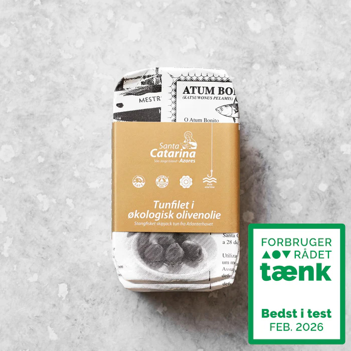 Tunfilet i økologisk olivenolie fra Grøndals 5 ds., Tunfilet i økologisk olivenolie fra Grøndals 5 ds.