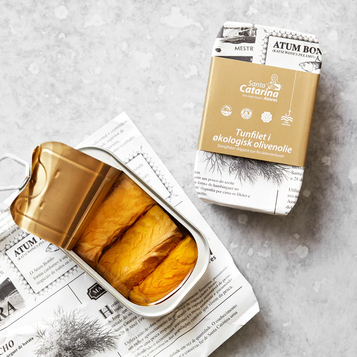 Tunfilet i økologisk olivenolie fra Grøndals 5 ds., Tunfilet i økologisk olivenolie fra Grøndals 5 ds.