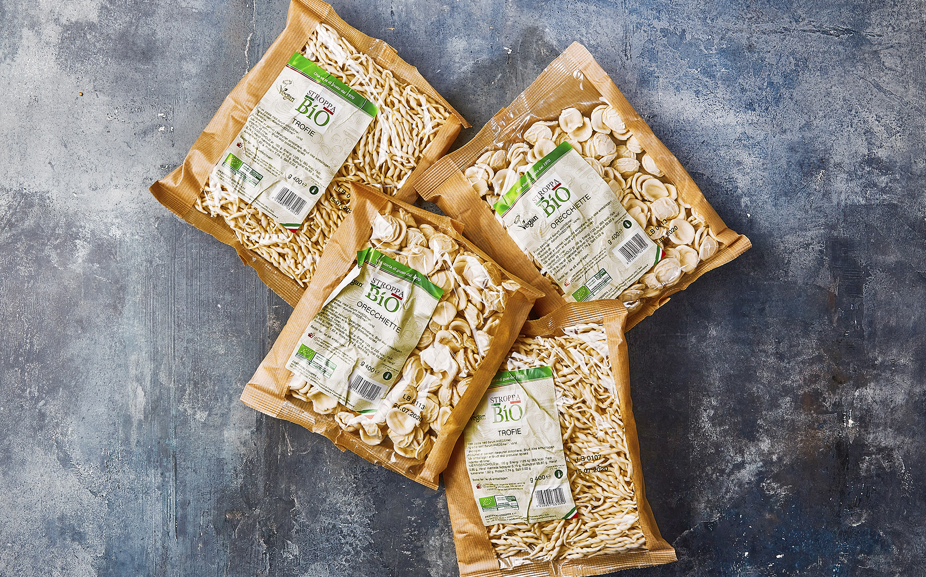 Frisk pasta, Frisk pasta